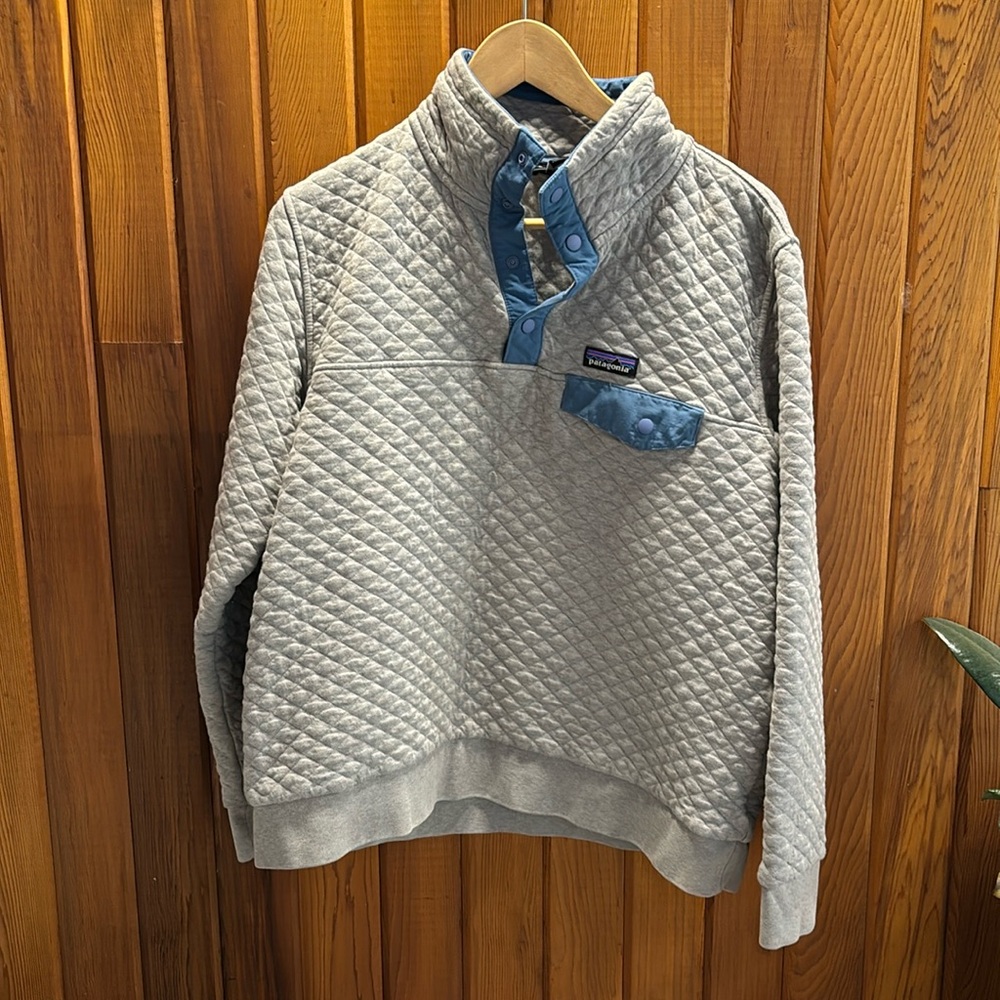 Patagonia quilted snow-t pullover